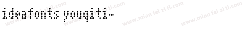ideafonts youqiti字体转换